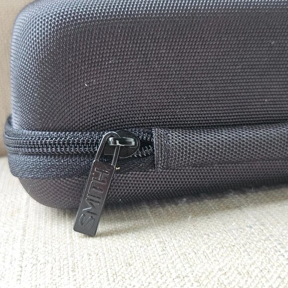 Smith Eyeglasses Case Black Semi Hard Case for Eye Wear Zip Around Case only - Picture 3 of 11